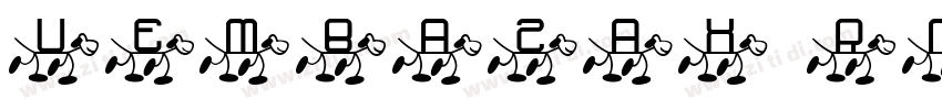 VEMBAZAX RM STENCIL字体转换
